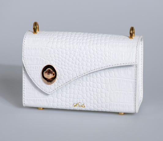 Yasmin Bag (White/White)